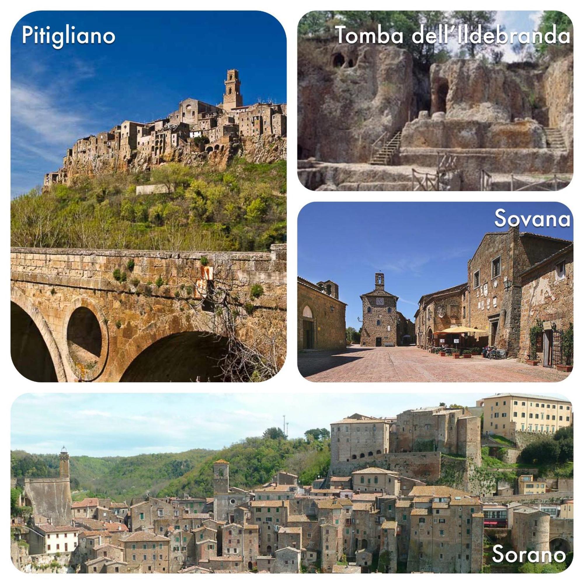 Vila Pian De' Somari Pitigliano Exteriér fotografie